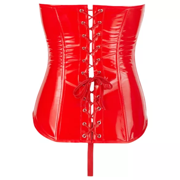 Black Level - vinyl corset - rood - L