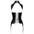 Black Level - open bh met jarretels - zwart