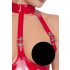 Black Level - open halsbandbody (rood) - M