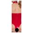 Black Level - open halsbandbody (rood) - M
