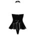 Black Level - bodysuit met halsband (zwart) - M
