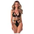 Obsessive Keira - body met bandjes - zwart