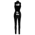 Black Level - catsuit met rits - glanzend vinyl - zwart