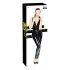 Black Level - glanzend catsuit met rits (zwart) - L