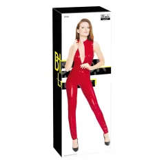 Black Level - catsuit zonder mouwen - rits - rood