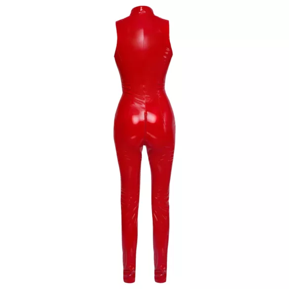 Black Level - catsuit zonder mouwen - rits - rood