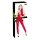 Black Level - Mouwloze Rits Catsuit (Rood) - S