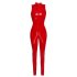 Black Level - mouwloze jumpsuit met rits (rood) - L