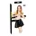 Black Level - latex minirok - zwart