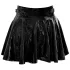 Black Level - latex minirok - zwart
