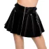 Black Level - latex minirok - zwart - M