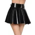 Black Level - latex minirok - zwart - L
