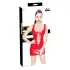 Black Level - lak mini-jurk met vetersluiting - rood - M