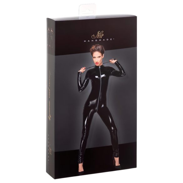 Noir - catsuit met rits - lange mouwen - zwart - XL