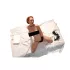 Lakens - laklederen bedsheet - waterdicht - wit 200x230cm