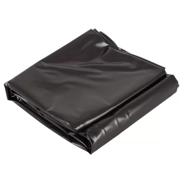 Lak laken - super zacht - 200x230 cm - zwart