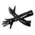 Black Level - lak handschoenen - glanzend - zwart - M