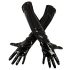 Black Level - glanzende lak handschoenen (zwart) - M