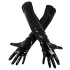 Black Level - lak handschoenen - glanzend - zwart - M