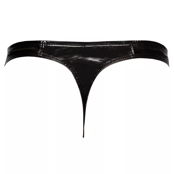 Black Level - herentanga lakleer - zwart