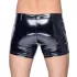 Black Level - heren boxershort met zijzak - lakleer - zwart - M