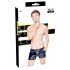 Black Level - heren lakshort met zijzakken (zwart) - 2XL