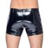 Black Level - heren lakshort met zijzakken (zwart) - 2XL