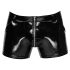 Black Level - heren lakshort met zijzakken (zwart) - 2XL