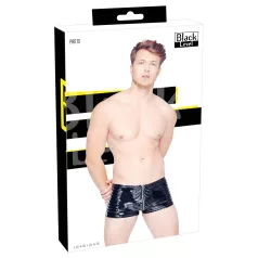 Black Level - heren short met rits - zwart - M