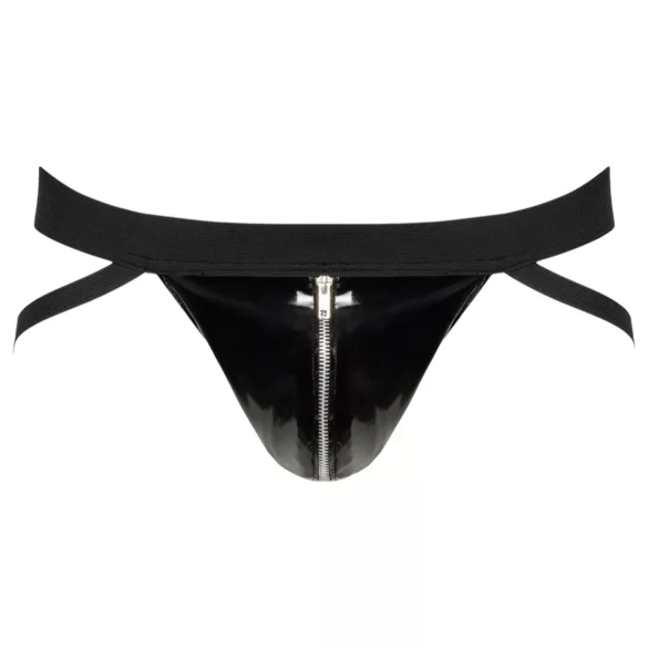 Black Level - jockstrap met rits - zwart