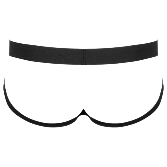 Black Level - jockstrap met rits - zwart