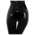 LATEX - dames catsuit met lange mouwen - zwart - S