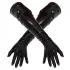 Late X lange unisex handschoen (zwart) - M