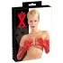 LATEX - lange unisex handschoenen - rood - M