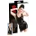 LATEX - minijurk zonder mouwen - zwart - latex - 2XL