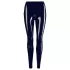 LATEX - legging - rits - latex - zwart