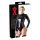 LATEX - damesbody met lange mouwen - zwart - L