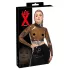 LATEX - latex top - doorschijnend - zwart - L
