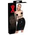 LATEX - latex midi-rok (zwart)