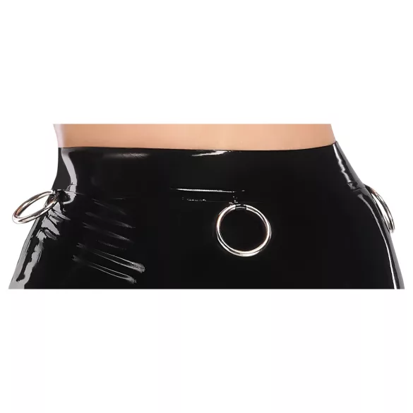LATEX - latex midirok (zwart) - L