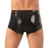 LATEX - boxer + penismantel (zwart)