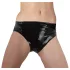 Late X damesstring met interne dildo (zwart) - M