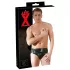 LATEX - heren slip - interne penis en anale dildo - latex zwart - XL