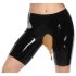 LATEX - Latex onderbroek met afvoeropening (zwart)