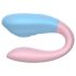 Mrow 03 - oplaadbare waterdichte koppel vibrator (blauw-roze)