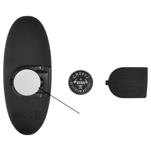 Mrow - anaal vibrator met verlichting en afstandsbediening - zwart