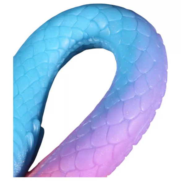 OgazR XXL Eel - anale dildo - fosforescerend - 47 cm - roze