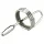 DeepRing - penisplug met ring - metaal - 9cm - zilver
