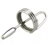 DeepRing - penisplug met ring - metaal - 9cm - zilver