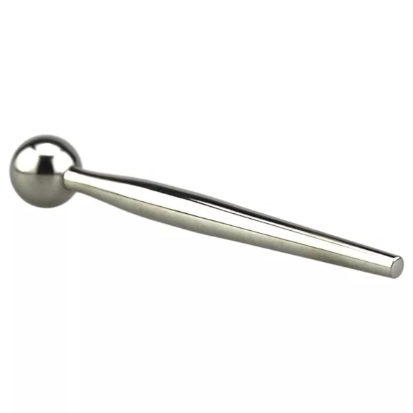 FukR - metalen dilator met ballen - 8 cm - zilver